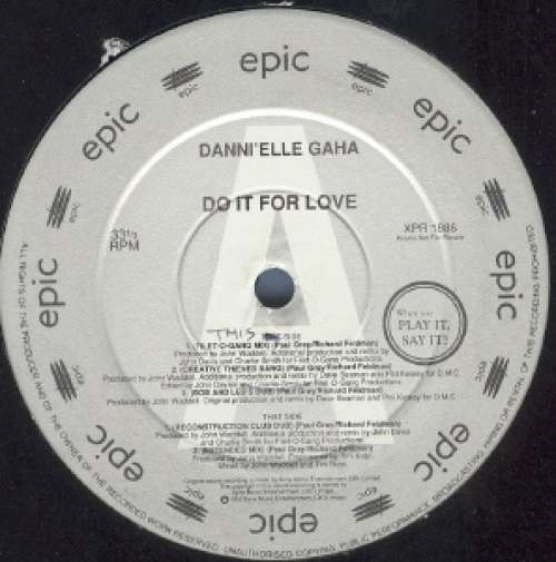 Cover Danni'elle Gaha - Do It For Love (12, Promo) Schallplatten Ankauf