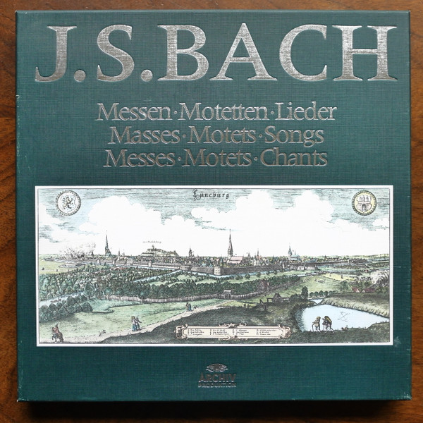Cover J.S. Bach* - Messen, Motetten, Lieder - Masses, Motets, Songs - Messes, Motets, Chants (8xLP, Comp + Box) Schallplatten Ankauf