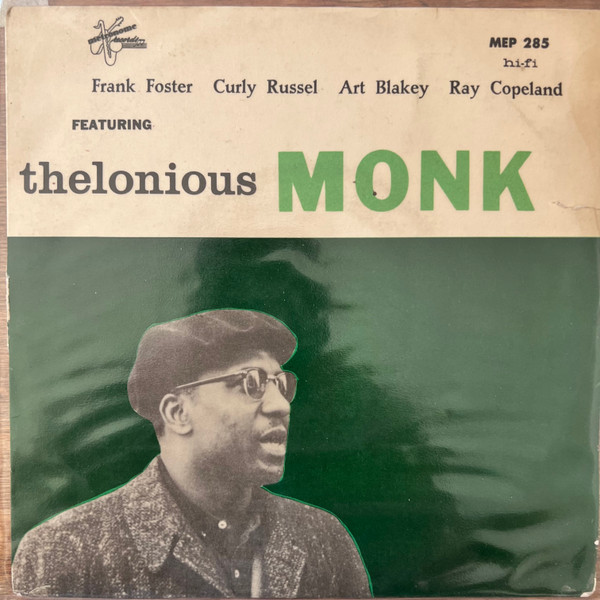 Cover Frank Foster, Curly Russell, Art Blakey, Ray Copeland Featuring Thelonious Monk - Locomotive (7, EP) Schallplatten Ankauf