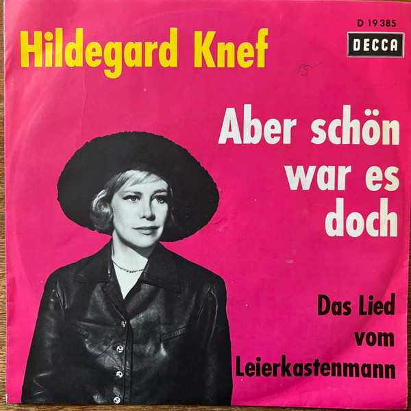 Cover Hildegard Knef - Aber Schön War Es Doch (7, Single) Schallplatten Ankauf
