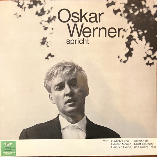 Cover Oscar Werner* - Spricht Gedichte (LP, Mono) Schallplatten Ankauf