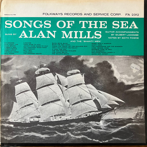 Cover Alan Mills And The Shanty Men - Songs Of The Sea (LP) Schallplatten Ankauf