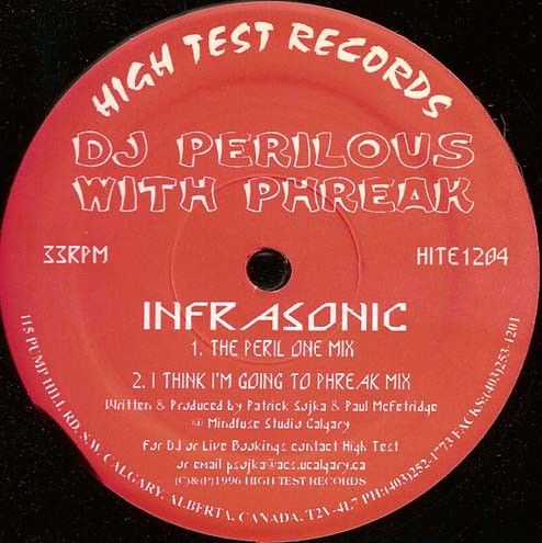 Cover DJ Perilous - Infrasonic (12) Schallplatten Ankauf