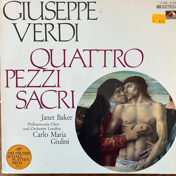 Bild Giuseppe Verdi - Philharmonia Orchester*, Philharmonia Chor*, Carlo Maria Giulini - Quattro Pezzi Sacri (LP, RE, NO ) Schallplatten Ankauf