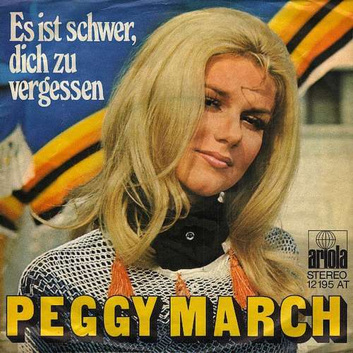 Cover Peggy March - Es Ist Schwer, Dich Zu Vergessen (7, Single) Schallplatten Ankauf
