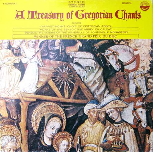 Cover Various - A Treasury Of Gregorian Chants (4xLP, Comp + Box) Schallplatten Ankauf