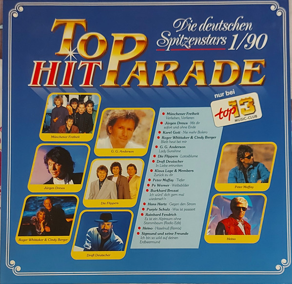 Cover Various - Top Hit Parade - Die Deutschen Spitzenstars 1/90 (LP, Comp) Schallplatten Ankauf