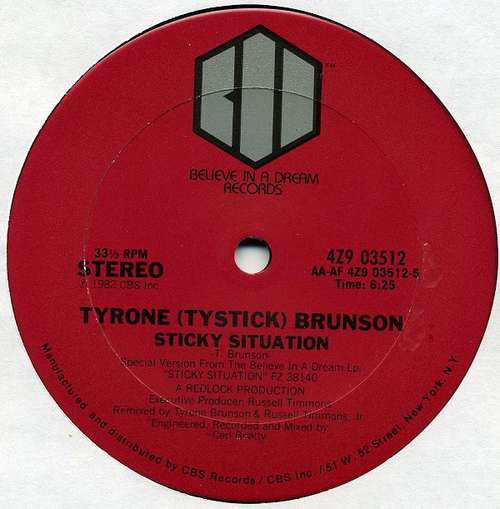 Cover Tyrone (Tystick) Brunson* - Sticky Situation (12) Schallplatten Ankauf
