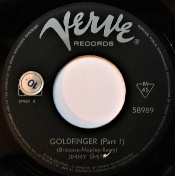 Bild Jimmy Smith - Goldfinger (7, Single) Schallplatten Ankauf