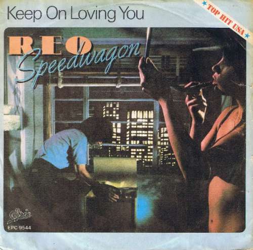 Cover REO Speedwagon - Keep On Loving You (7, Single) Schallplatten Ankauf