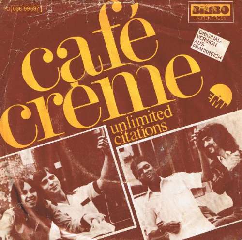 Cover Café Crème - Unlimited Citations (7, Single) Schallplatten Ankauf