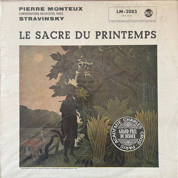 Cover Stravinsky* - Pierre Monteux, Conservatoire-Orchestra, Paris* - Le Sacre Du Printemps (LP, Mono) Schallplatten Ankauf