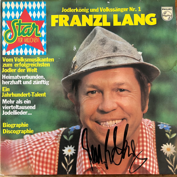 Cover Franzl Lang - Jodlerkönig Und Volkssänger Nr. 1 (LP, Comp, Gat) Schallplatten Ankauf