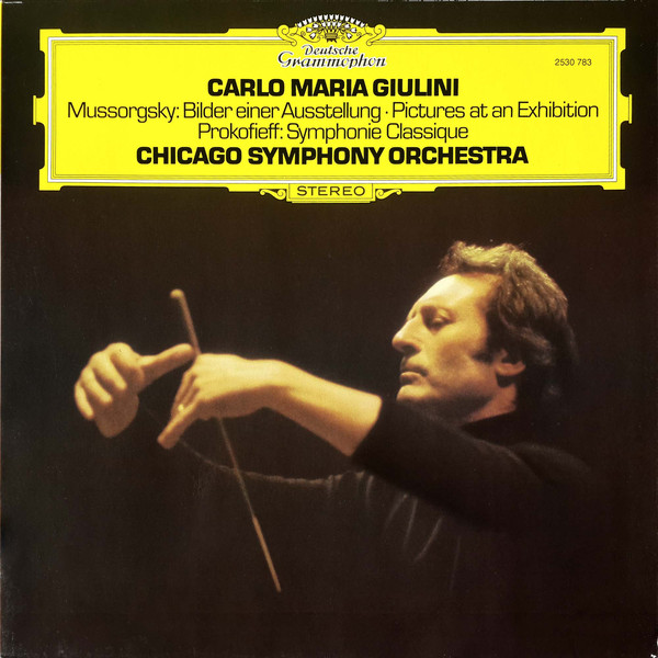 Cover Mussorgsky* / Prokofieff*, Chicago Symphony Orchestra* · Carlo Maria Giulini - Bilder Einer Ausstellung / Symphonie Classique (LP) Schallplatten Ankauf