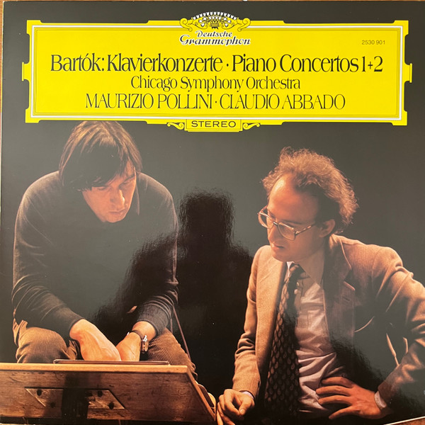 Cover Bartók* - Maurizio Pollini, Claudio Abbado, The Chicago Symphony Orchestra - Klavierkonzerte • Piano Concertos 1 + 2 (LP, Album) Schallplatten Ankauf
