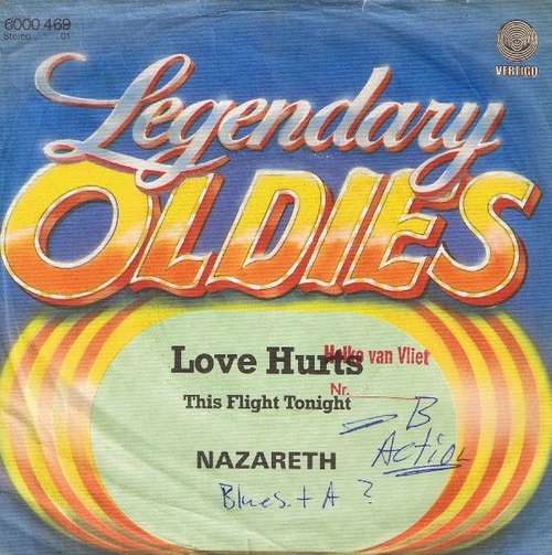 Cover Nazareth (2) - Love Hurts / This Flight Tonite (7, Single) Schallplatten Ankauf