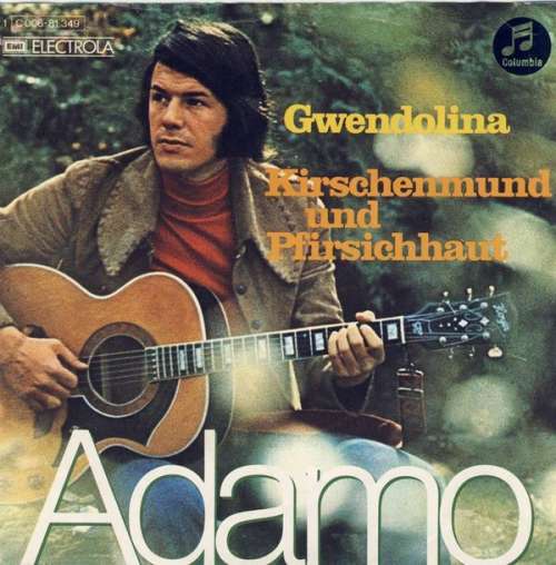 Cover Adamo - Gwendolina / Kirschenmund Und Pfirsichhaut (7, Single) Schallplatten Ankauf