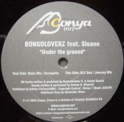 Cover Bongoloverz - Under The Ground (12) Schallplatten Ankauf