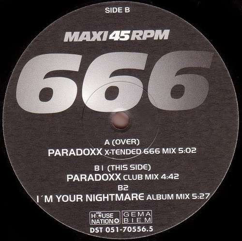 Cover 666 - Paradoxx (12) Schallplatten Ankauf