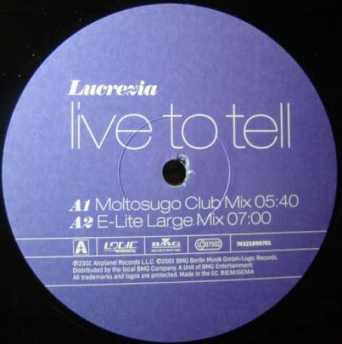 Cover Lucrezia - Live To Tell (12) Schallplatten Ankauf