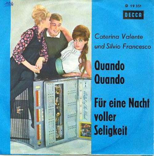 Cover Caterina Valente Und Silvio Francesco* - Quando Quando / Für Eine Nacht Voller Seligkeit (7) Schallplatten Ankauf