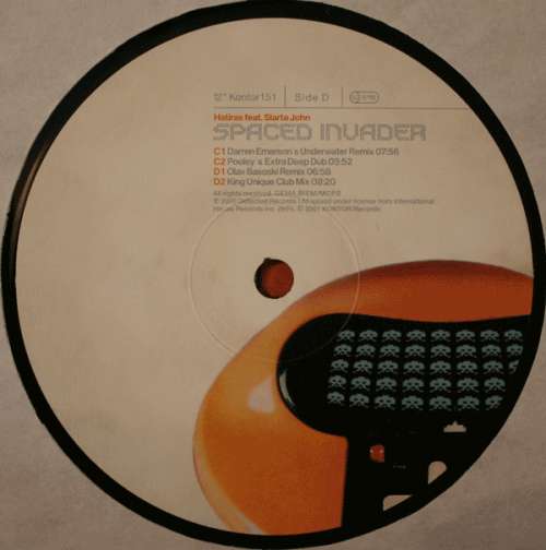 Cover Hatiras Feat. Slarta John - Spaced Invader (2x12) Schallplatten Ankauf