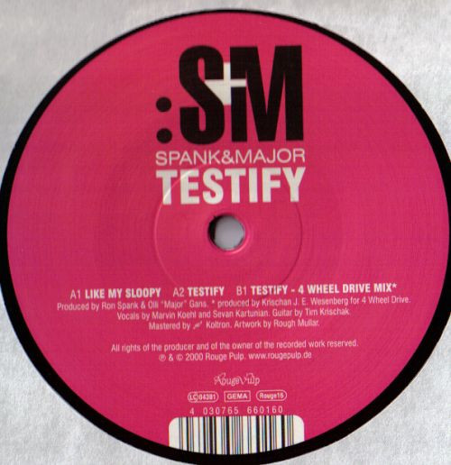 Cover Spank & Major - Testify / Like My Sloopy (12) Schallplatten Ankauf