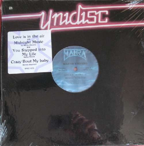 Cover Martin Stevens / Melba Moore - Love Is In The Air / You Stepped Into My Life (12) Schallplatten Ankauf
