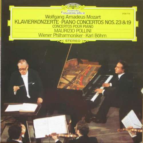 Cover Maurizio Pollini · Karl Böhm — Mozart* — Wiener Philharmoniker · Vienna Philharmonic* - Klavierkonzerte · Piano Concertos K. 488 & K. 459 (LP) Schallplatten Ankauf