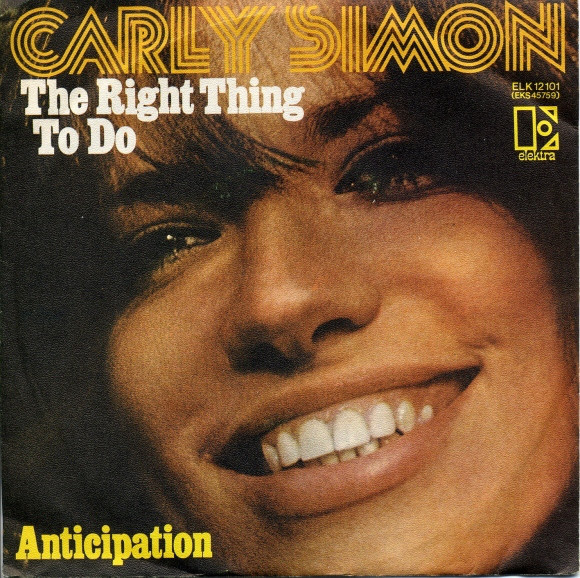 Bild Carly Simon - The Right Thing To Do (7, Single) Schallplatten Ankauf