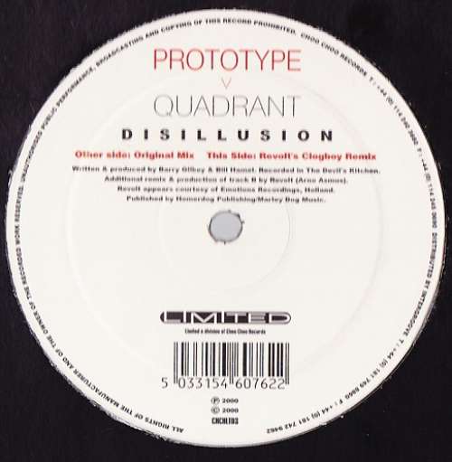 Bild Prototype (4) v Quadrant (3) - Disillusion (12) Schallplatten Ankauf