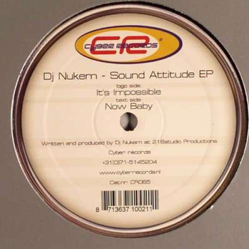 Cover DJ Nukem - Sound Attitude EP (12) Schallplatten Ankauf