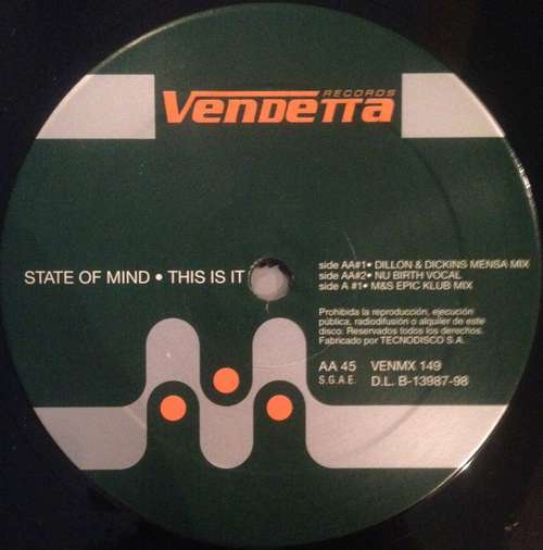 Bild State Of Mind - This Is It (12) Schallplatten Ankauf
