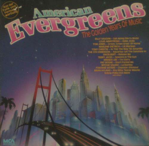 Cover Various - American Evergreens - The Golden Years Of Music (LP, Comp) Schallplatten Ankauf