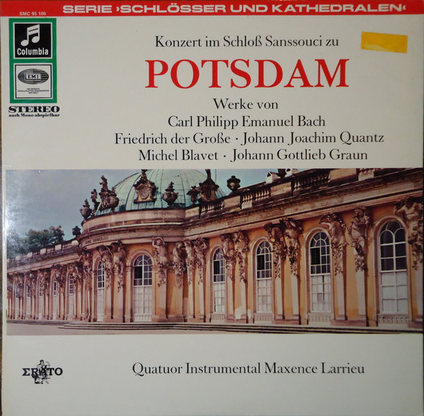 Cover Quatuor Instrumental Maxence Larrieu - Konzert Im Schloss Sanssouci Zu Potsdam (LP, RE) Schallplatten Ankauf
