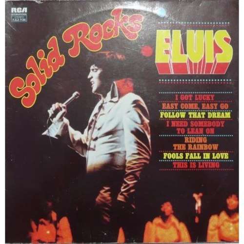 Cover Elvis* - Elvis Solid Rocks (2xLP, Comp, Gat) Schallplatten Ankauf