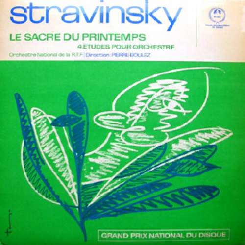 Cover Stravinsky* - Orchestre National De La R.T.F.*, Pierre Boulez - Le Sacre Du Printemps / 4 Etudes Pour Orchestre (LP, Mono) Schallplatten Ankauf