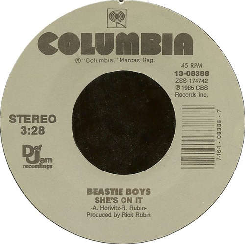Cover Beastie Boys - She's On It / (You Gotta) Fight For Your Right (To Party!) (7, RE) Schallplatten Ankauf