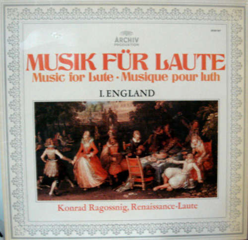 Cover Konrad Ragossnig - Musik Für Laute: I. England (LP) Schallplatten Ankauf