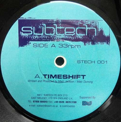 Cover Subtech - Timeshift / Celestial Skies (12) Schallplatten Ankauf