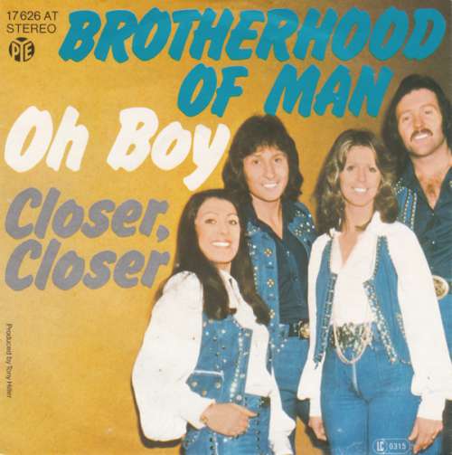 Cover Brotherhood Of Man - Oh Boy / Closer, Closer (7) Schallplatten Ankauf