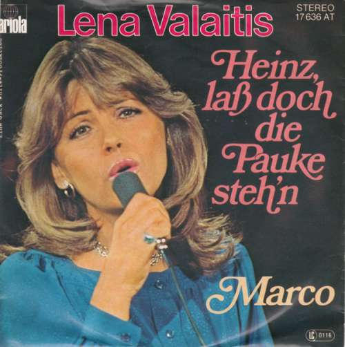 Cover Lena Valaitis - Heinz, Laß Doch Die Pauke Steh'n (7, Single) Schallplatten Ankauf