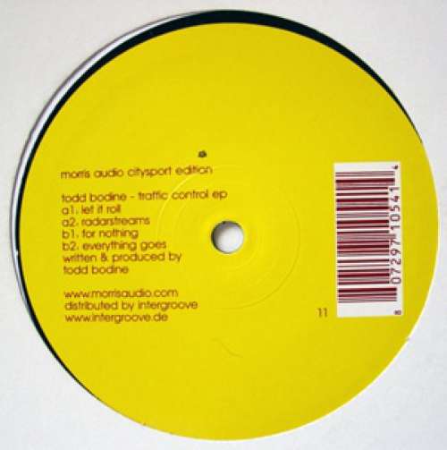 Cover Todd Bodine - Traffic Control EP (12, EP) Schallplatten Ankauf