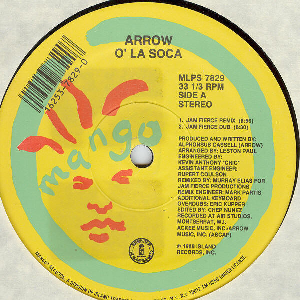 Cover Arrow (2) - O' La Soca (12) Schallplatten Ankauf
