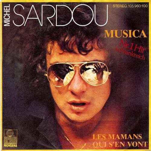 Cover Michel Sardou - Musica (7, Single) Schallplatten Ankauf