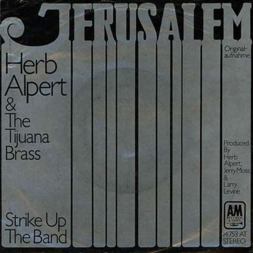 Bild Herb Alpert & The Tijuana Brass - Jerusalem (7, Single) Schallplatten Ankauf