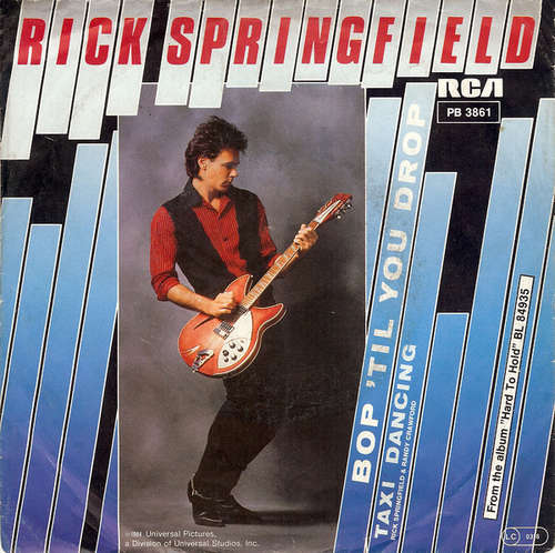 Cover Rick Springfield - Bop 'Til You Drop (7, Single) Schallplatten Ankauf