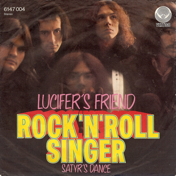 Cover Lucifer's Friend - Rock'n'Roll Singer (7, Single) Schallplatten Ankauf