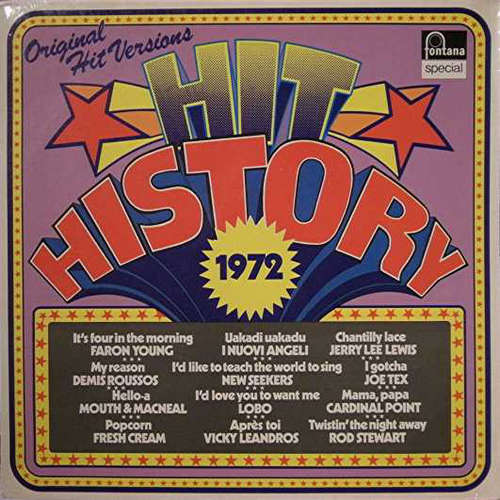 Cover Various - Hit History 1972 (LP, Comp) Schallplatten Ankauf