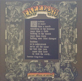 Cover Freedom (9) - Is More Than A Word (LP, Album, RE, Gat) Schallplatten Ankauf